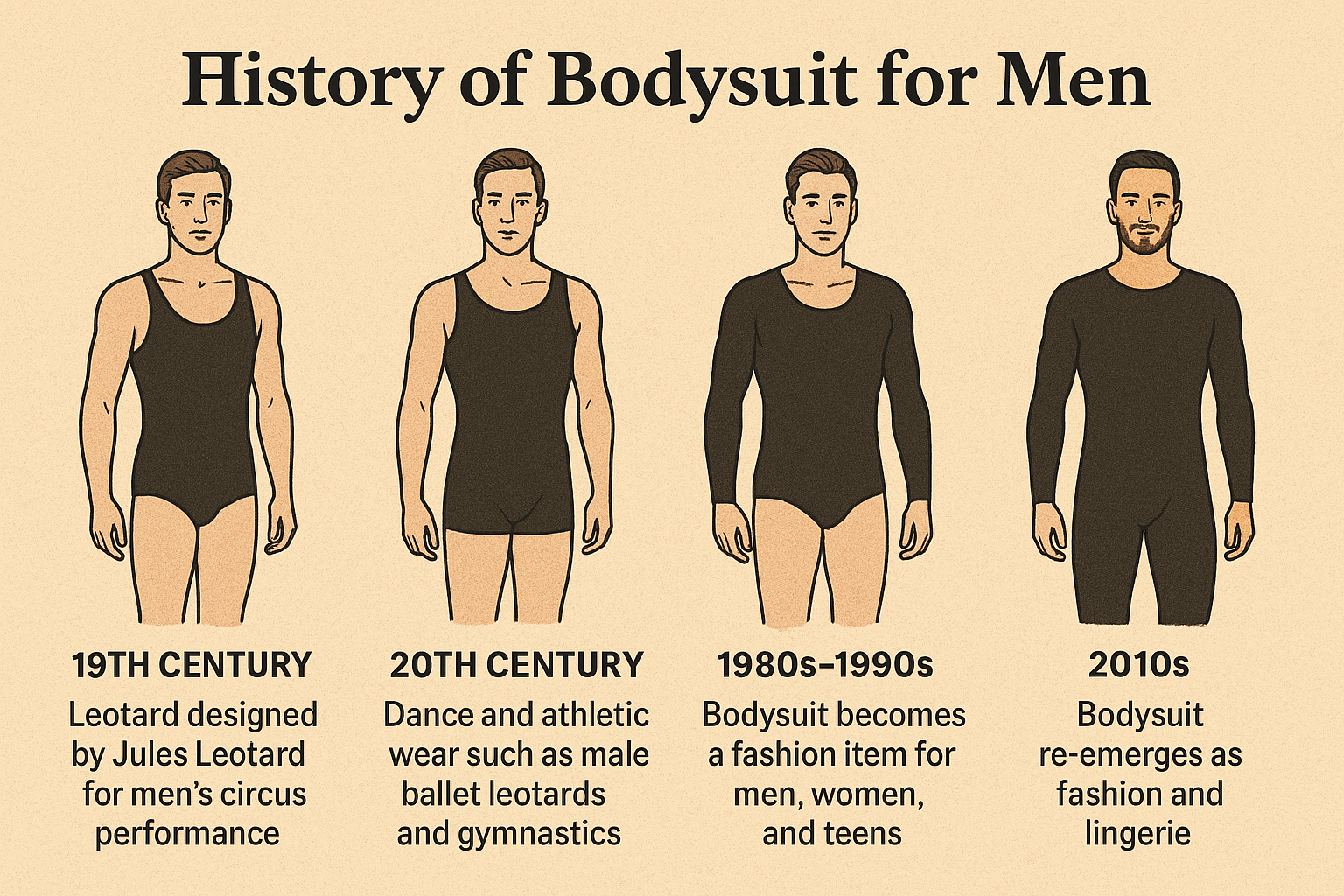 History of men’s bodysuit