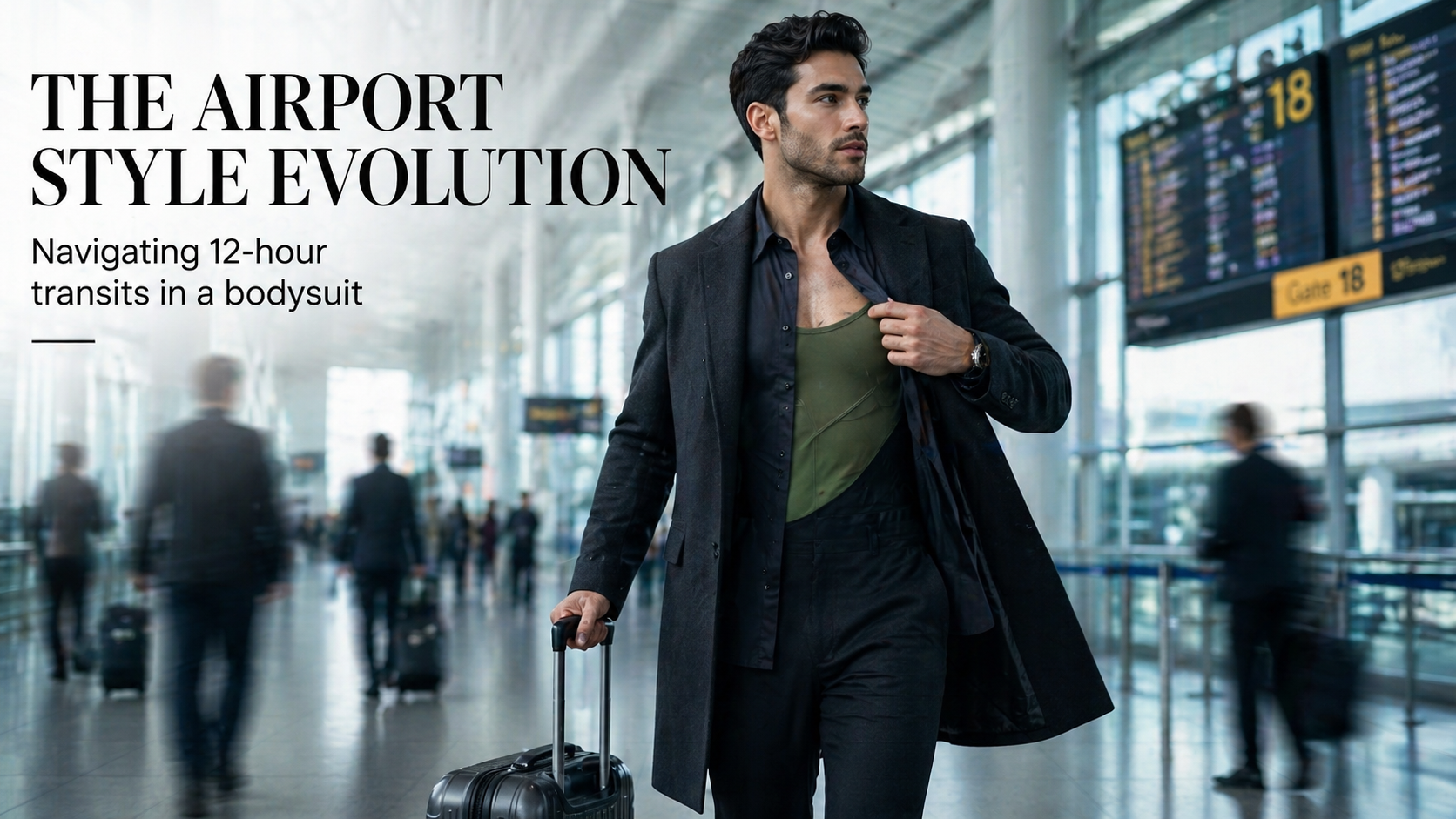 The "Airport Style" Evolution Navigating 12-Hour Transits in a Bodysuit