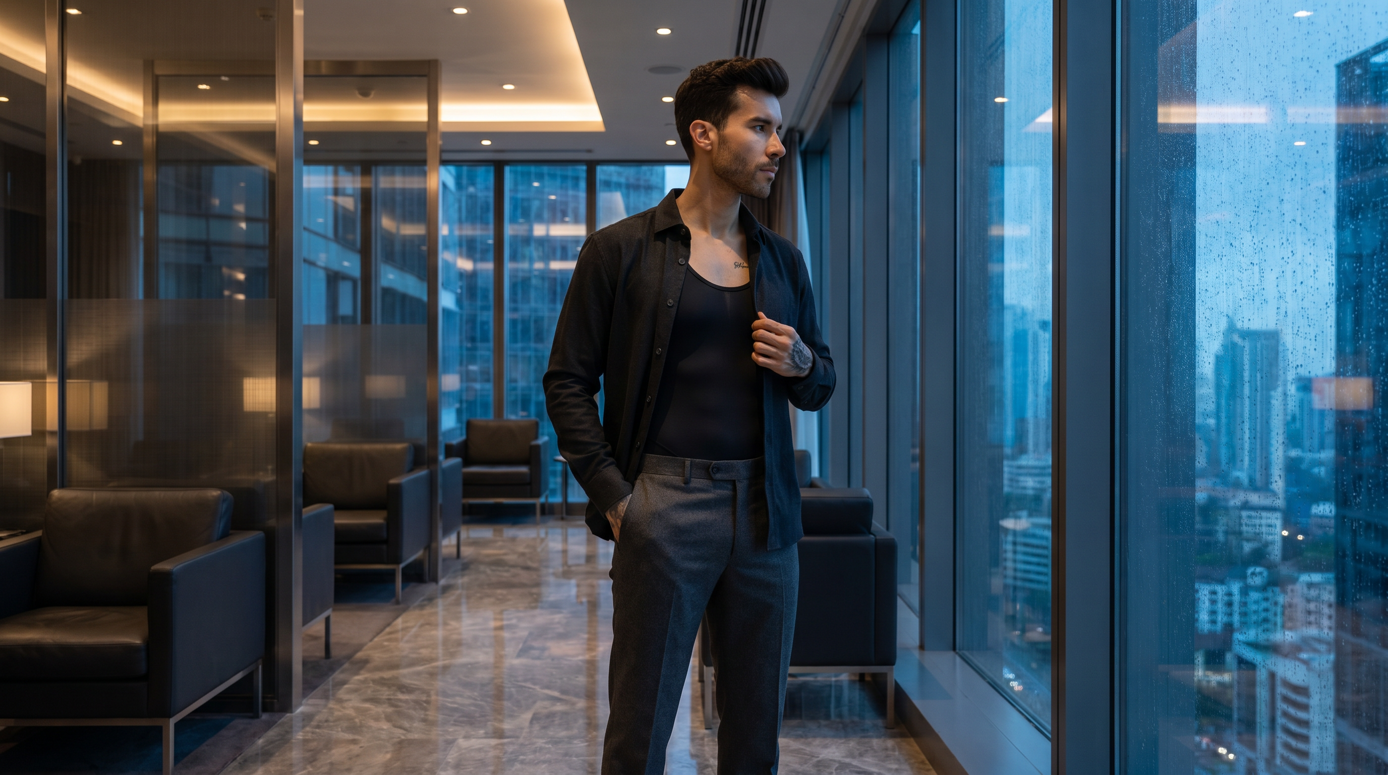 Redefining the "Alpha" Silhouette:  The Role of Compression in Modern Masculinity