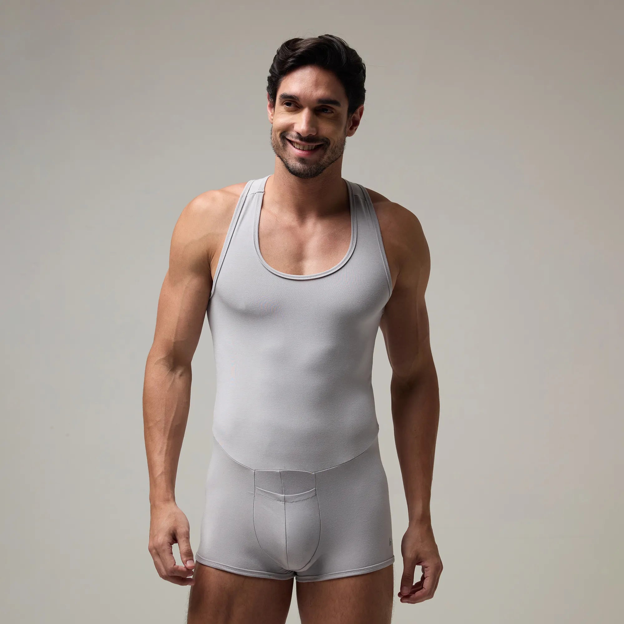 Men’s Cloud T1X Bodysuit – Lightweight Trunk-Cut Innerwear by Soma